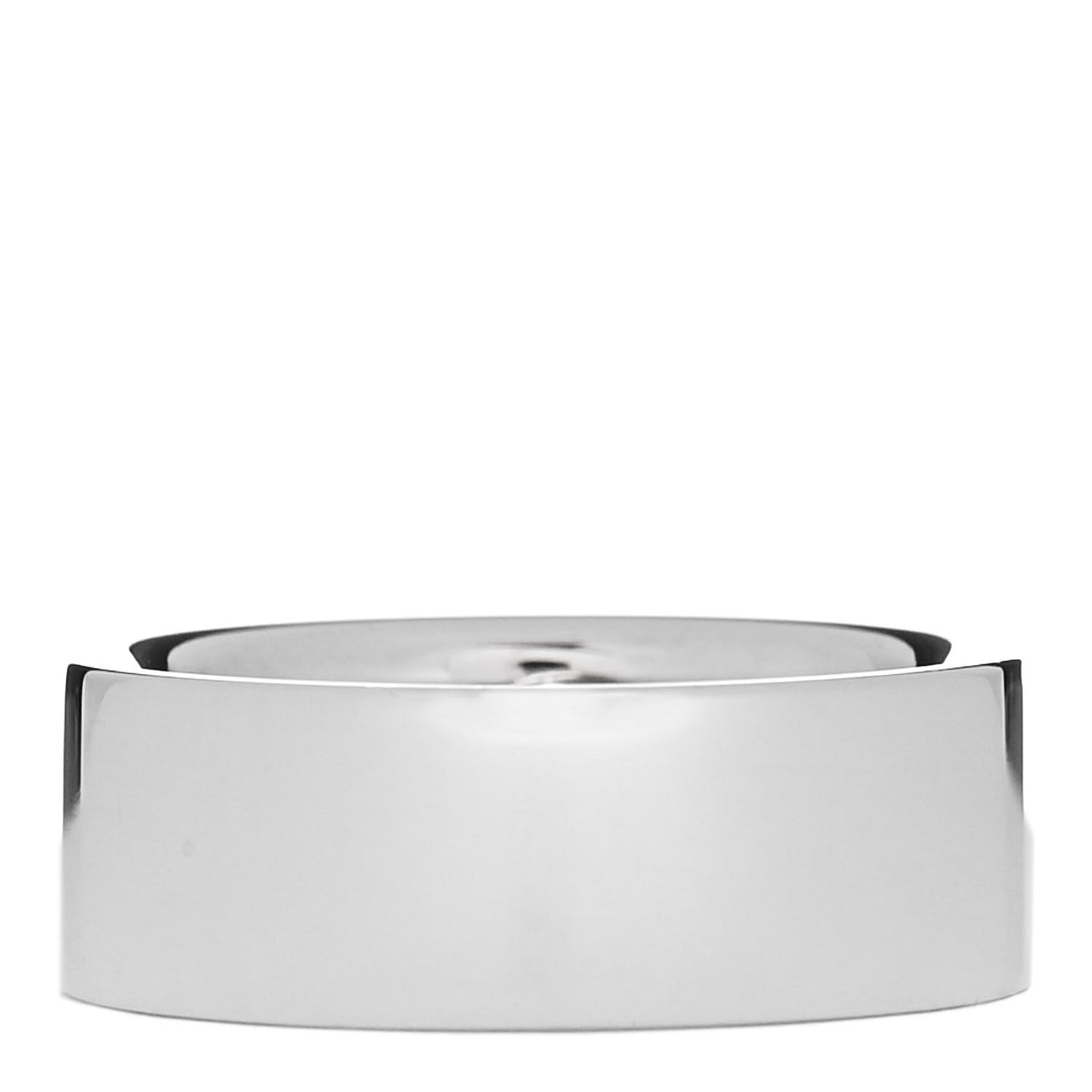 Sterling Silver Diamond Wide Locks Band Ring 46 3.75