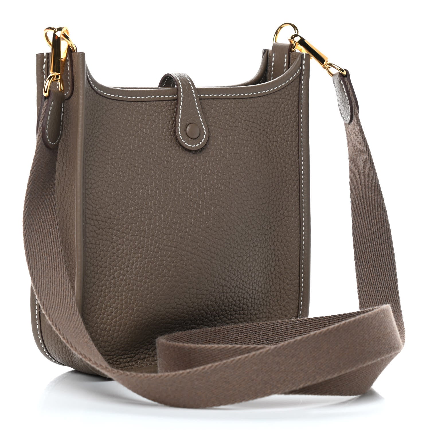 Hermes Taurillon Clemence Evelyne TPM Etoupe 3 of 8