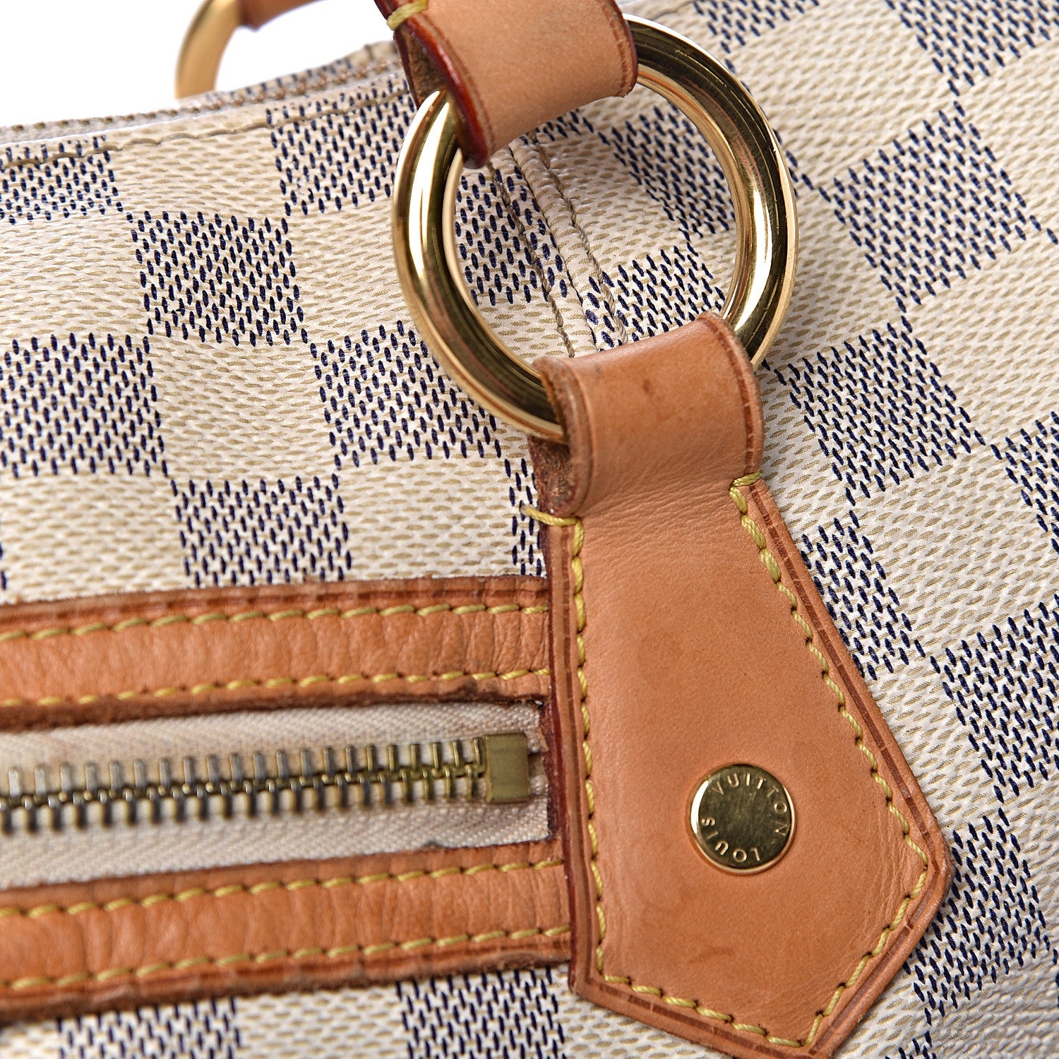 Louis Vuitton Damier Azur Evora MM 10 of 13