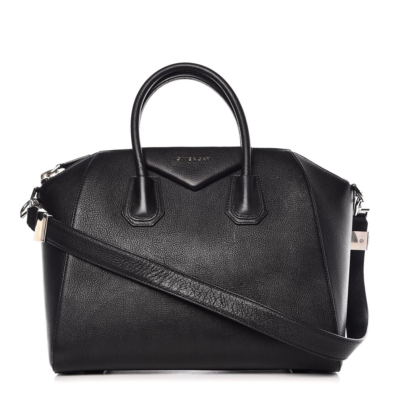 Givenchy Sugar Goatskin Medium Antigona Black 1 of 14