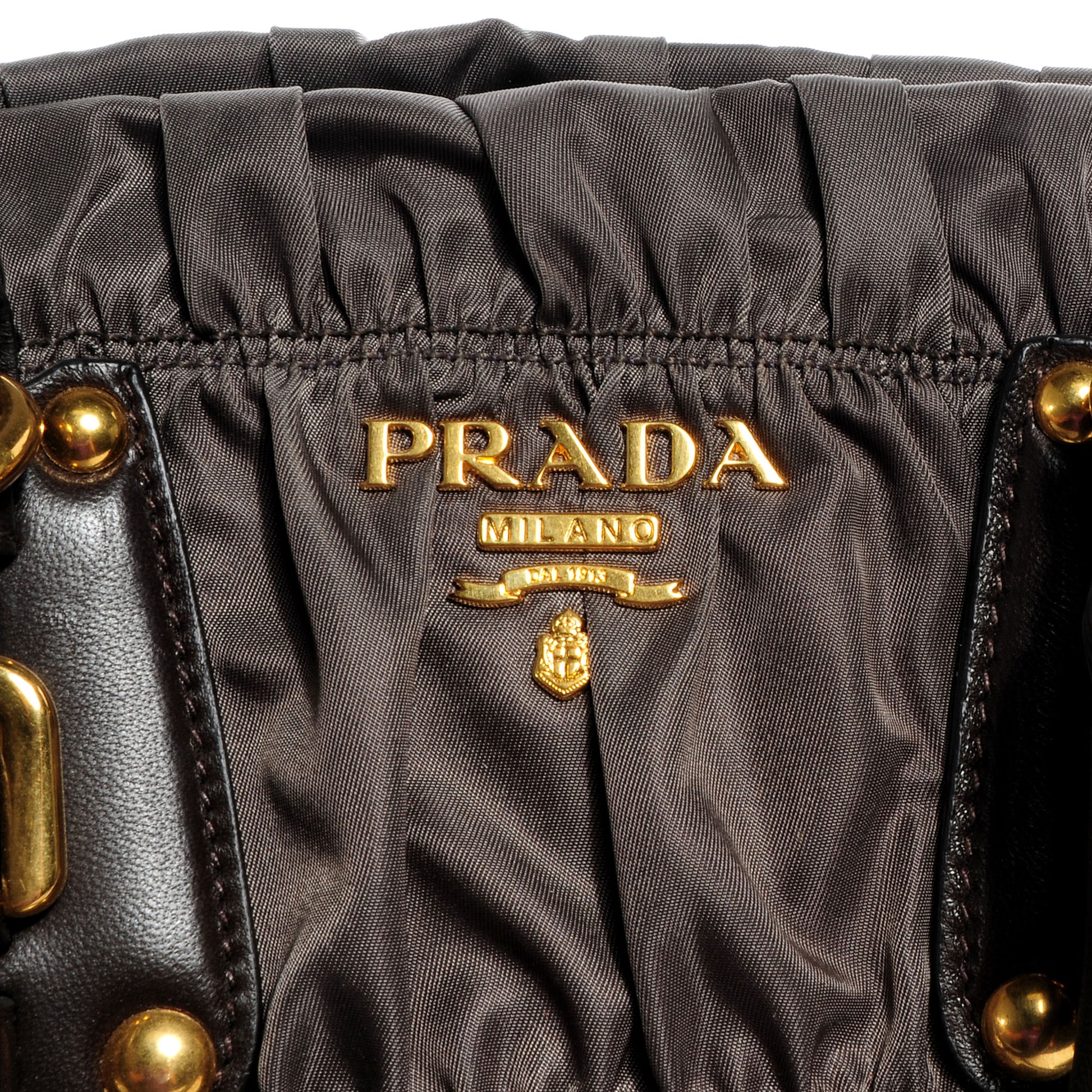 Prada Tessuto Nylon Gaufre Tote Fumo 9 of 9