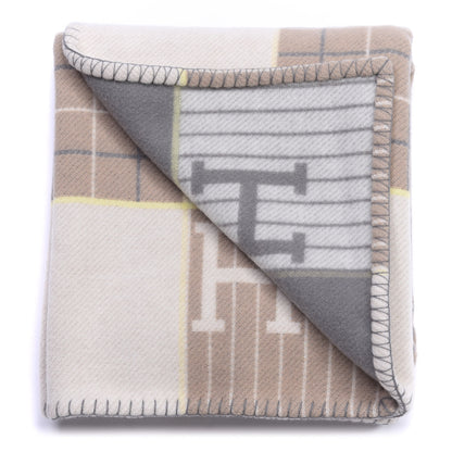 Hermes Wool Cashmere Avalon Passe-Passe Blanket Naturel 3 of 6
