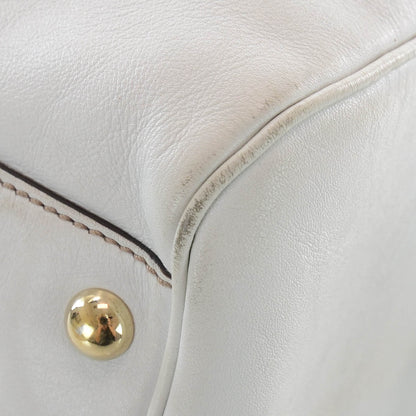 Gucci Leather Britt Large Boston White 6 of 14