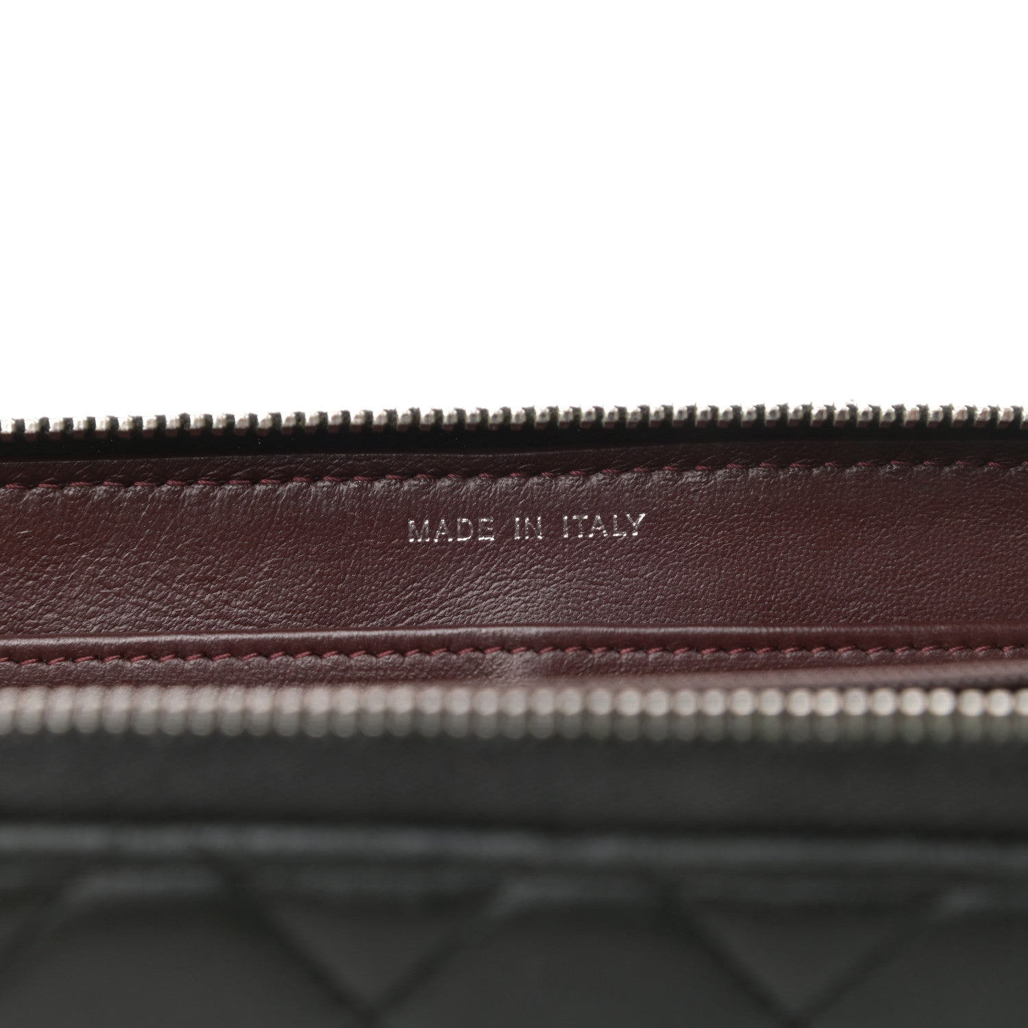 Chanel Lambskin Quilted Large Gusset Zip Around Wallet Black 7 of 8