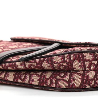 Christian Dior Oblique Saddle Bag Bordeaux 7 of 7