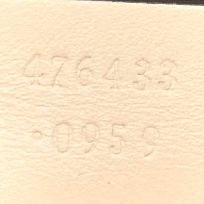 Gucci Calfskin Matelasse Super Mini GG Marmont Shoulder Bag White 7 of 14