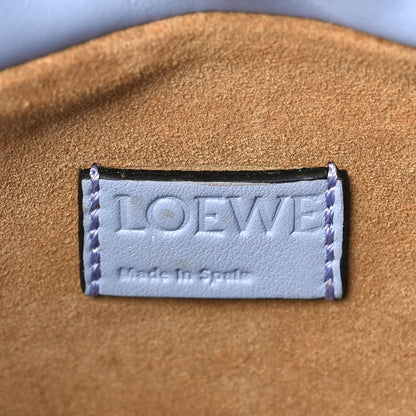Loewe Calfskin Mini Flamenco Knot Bag Indigo Tan 5 of 8