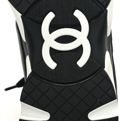 Chanel Calfskin CC Sneakers 36 Black 6 of 9