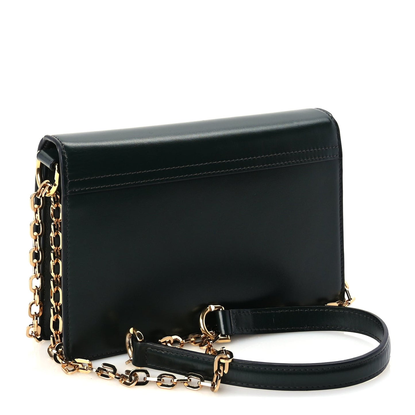 Calfskin Small 4G Chain Shoulder Bag Green