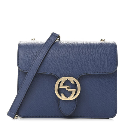 Gucci Dollar Calfskin Small Interlocking G Shoulder Bag Caspian 1 of 11