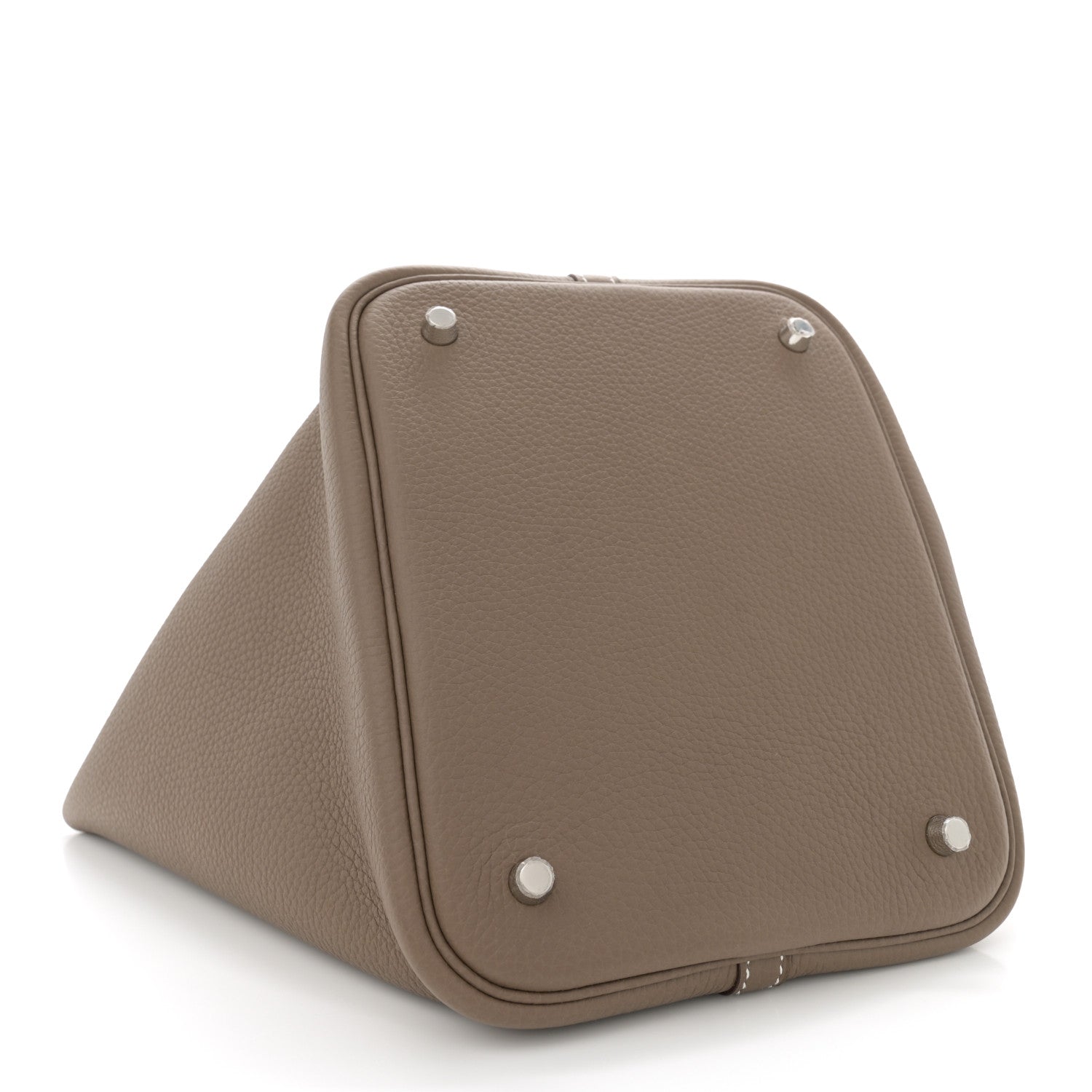 Hermes Taurillon Clemence Picotin Lock 22 MM Etoupe 4 of 10