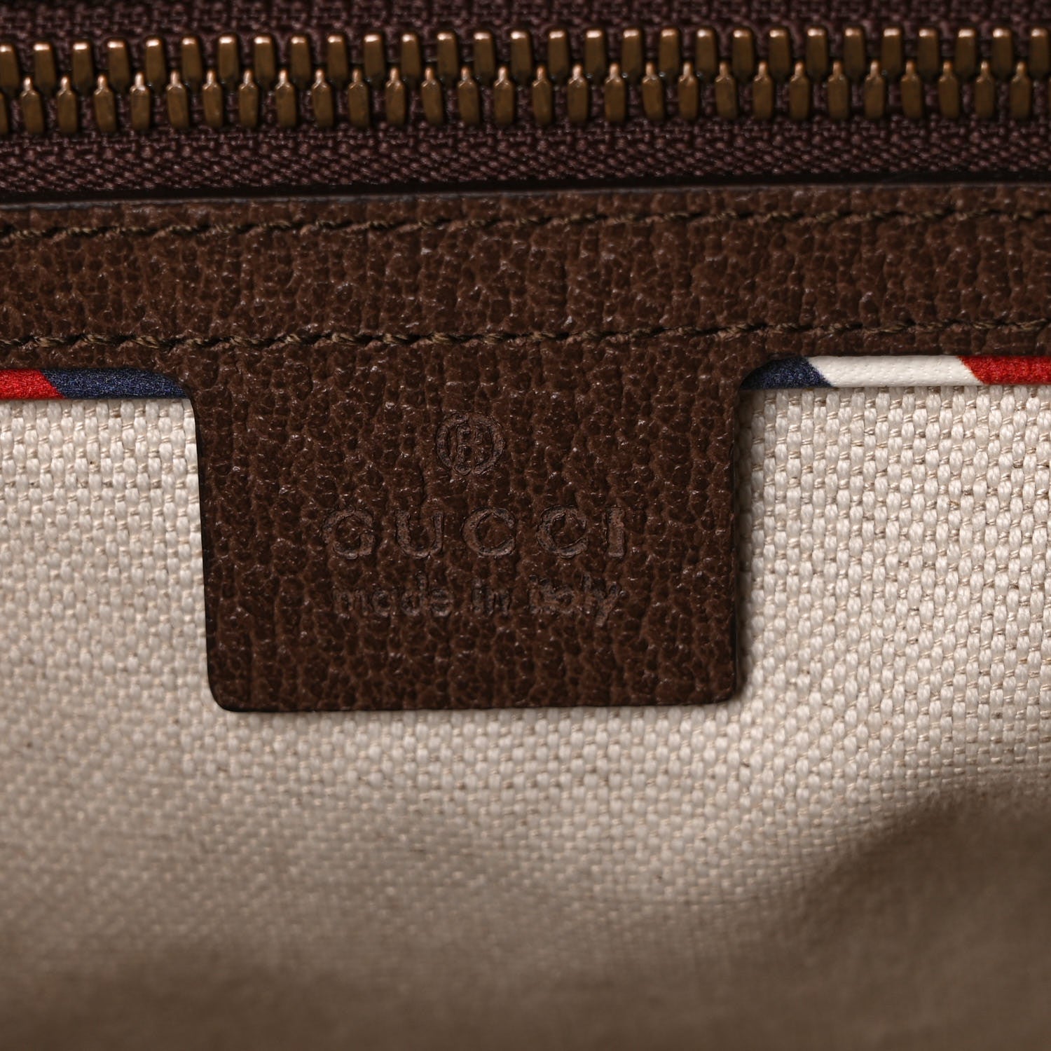 Gucci Soft GG Supreme Monogram Courrier Web Medium Flat Messenger Bag Beige New Acero Multicolor 6 of 9
