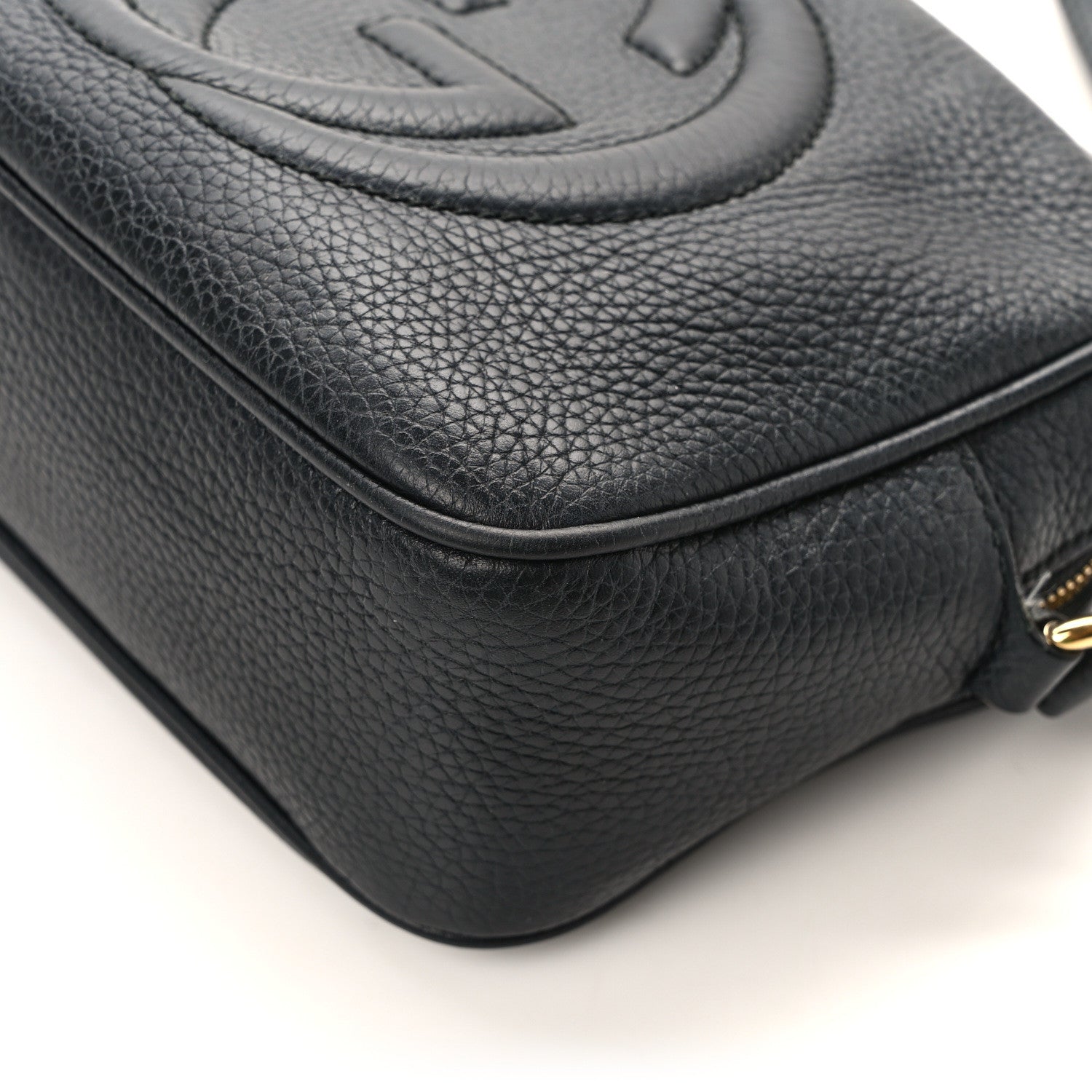 Gucci Pebbled Calfskin Small Soho Disco Bag Black 11 of 13