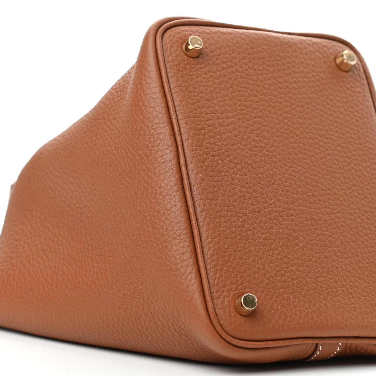 Taurillon Clemence Picotin Lock 18 PM Gold