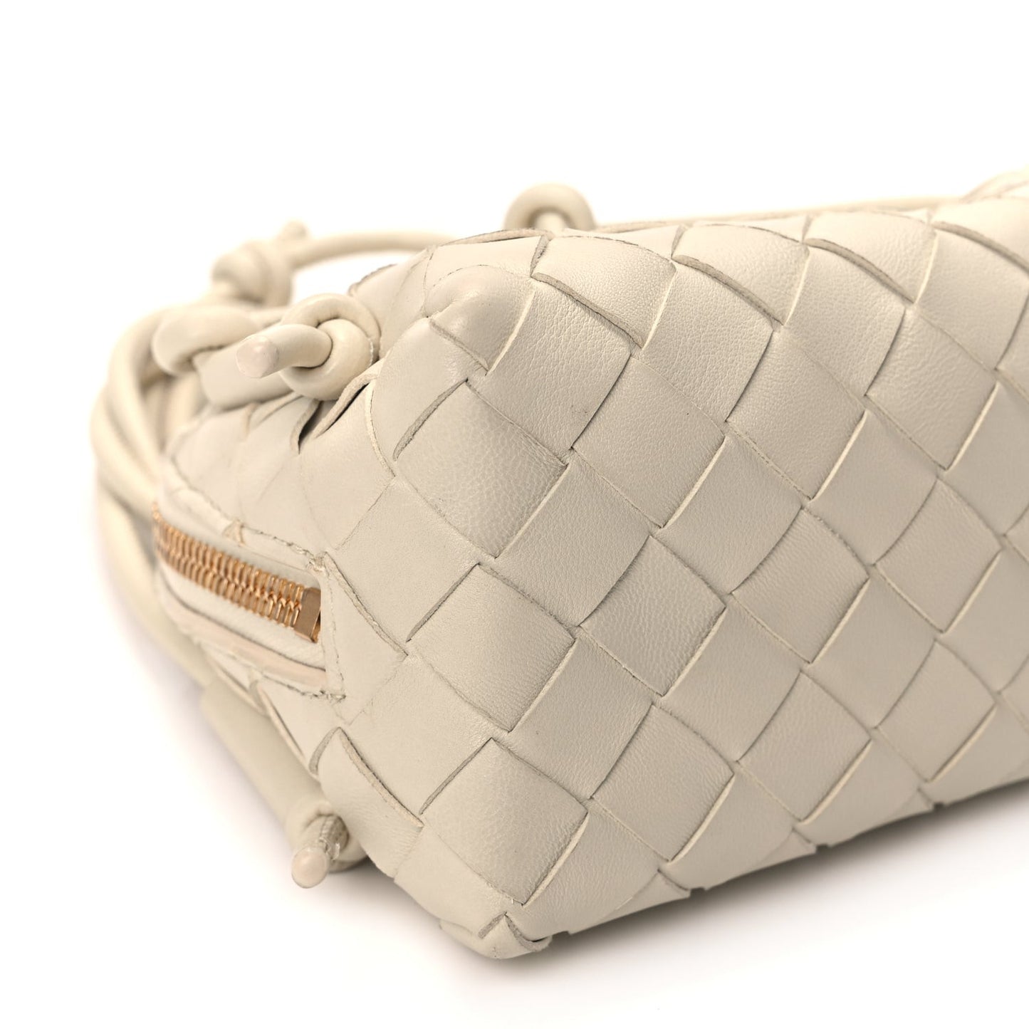 Nappa Intrecciato Concert Pouch Sea Salt