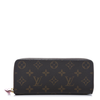 Louis Vuitton Monogram Clemence Wallet Freesia 1 of 9