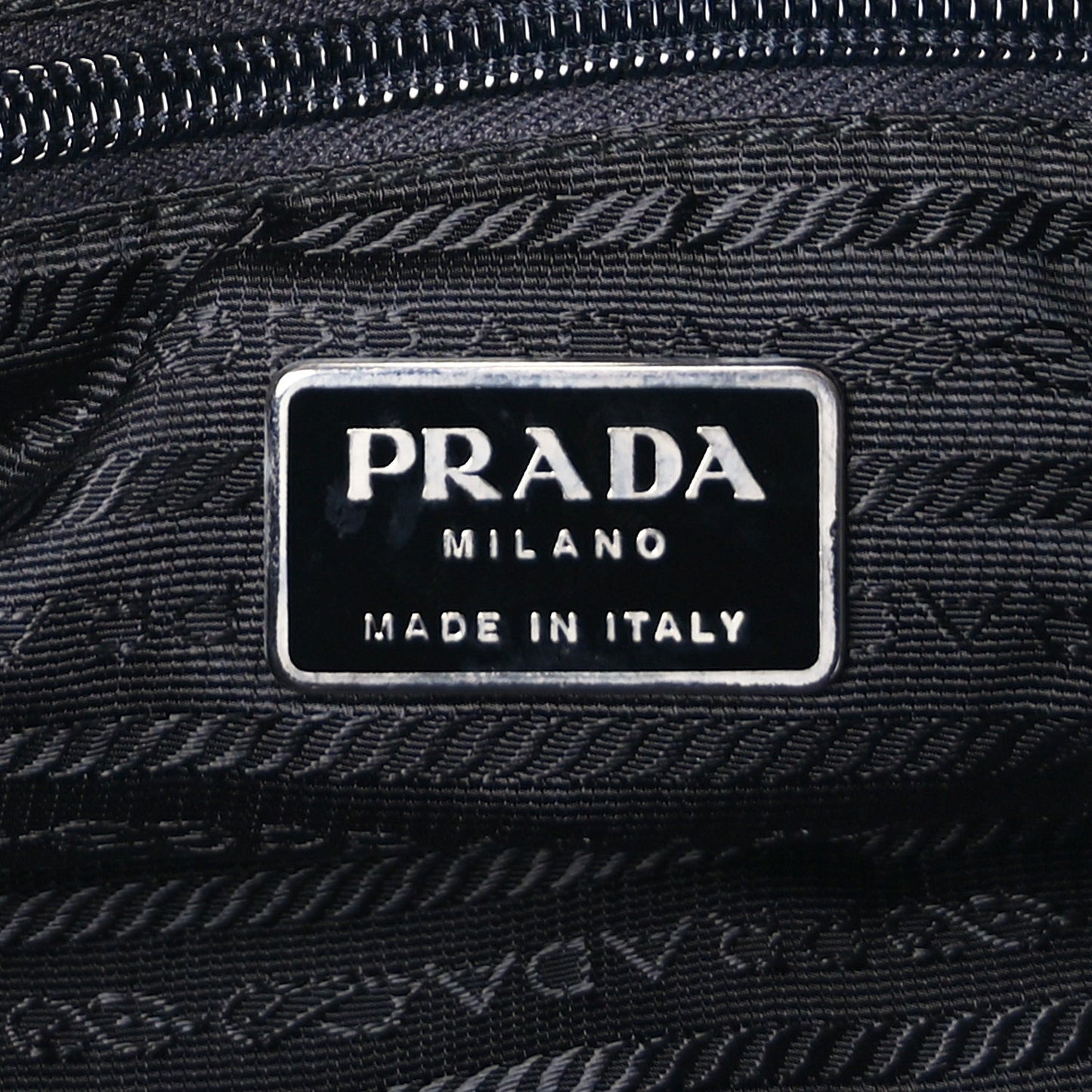 Tessuto Nylon Saffiano Tote Black