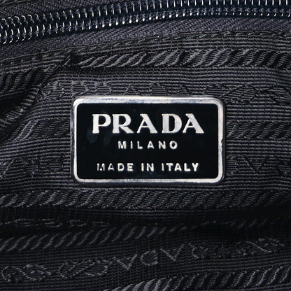Prada Tessuto Nylon Saffiano Tote Black 5 of 8