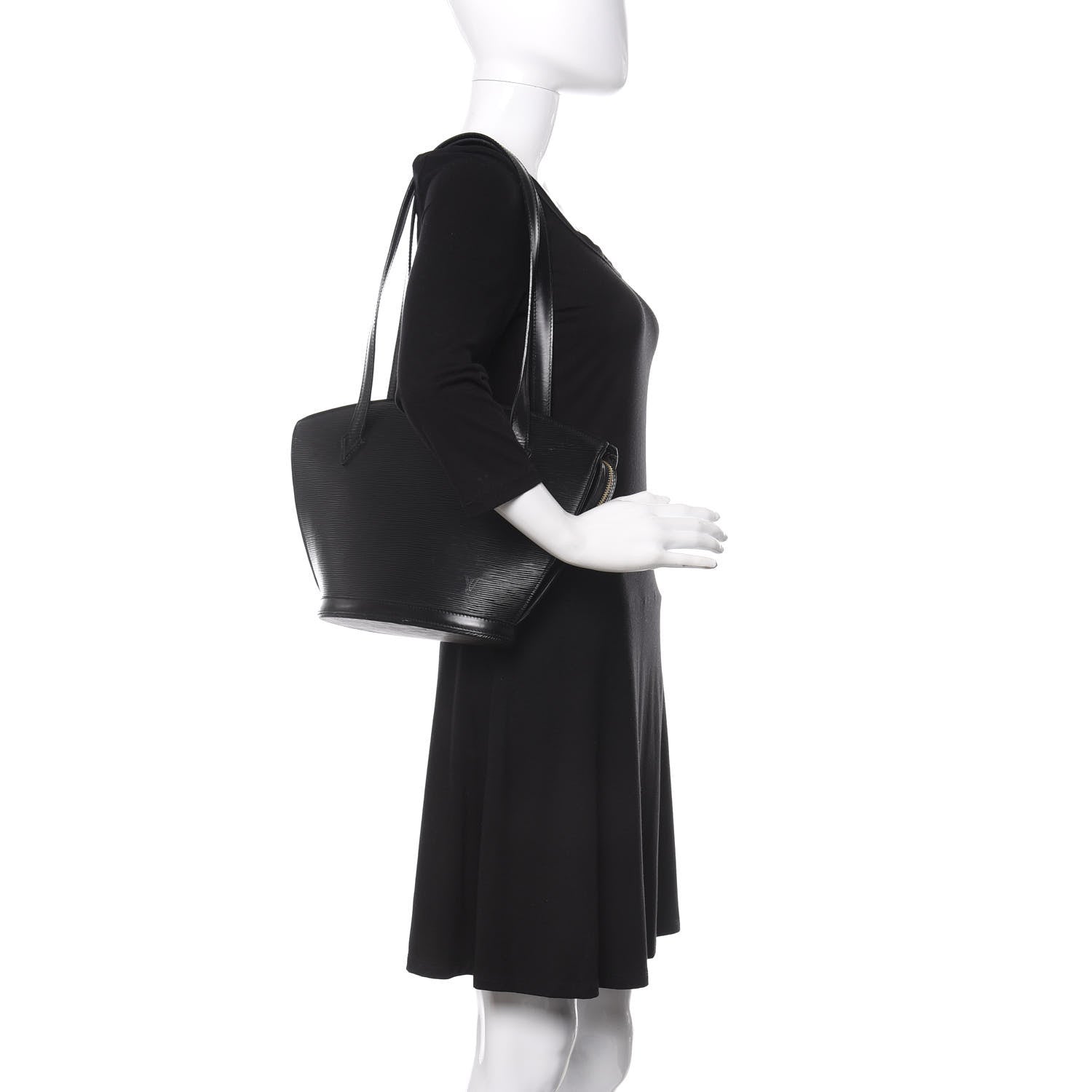 Louis Vuitton Epi Saint Jacques PM Long Straps Black 2 of 11