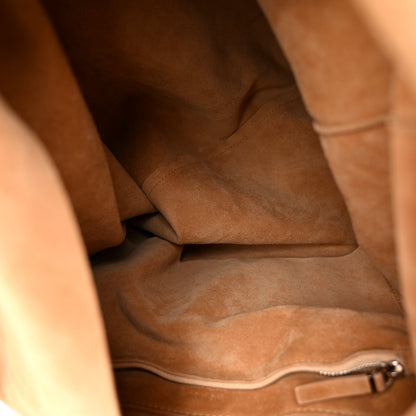 The Row Suede Bindle Bag Warm Beige 5 of 9