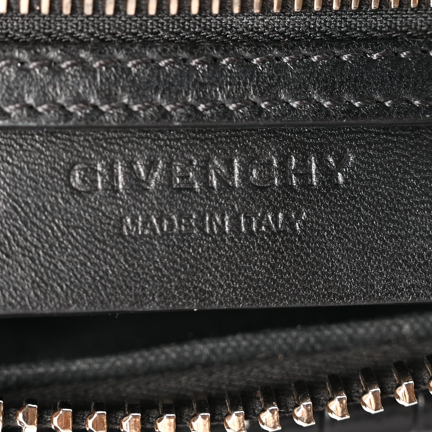 Givenchy Calfskin Crocodile Embossed Mini Antigona Black 5 of 8