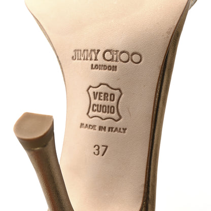 Jimmy Choo Metallic Nappa Glory 85 Pumps 37 Gold 7 of 9