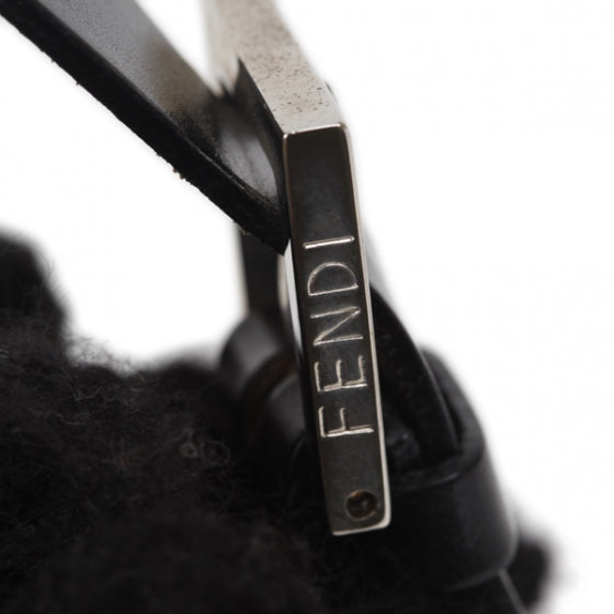 Fendi Woven Knit Baguette Black 5 of 12