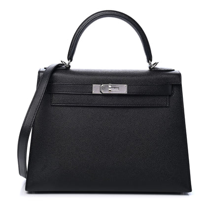 Hermes Epsom Kelly Sellier 28 Black 1 of 7