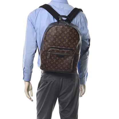 Louis Vuitton Monogram Macassar Josh Backpack 2 of 11