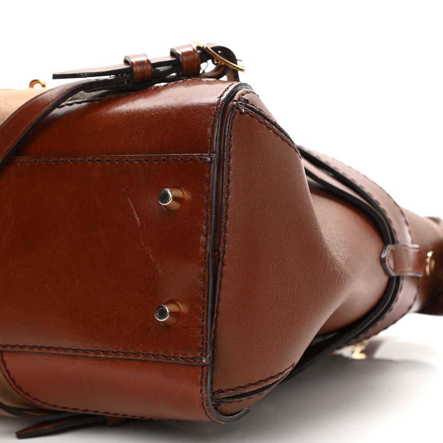 House Check Small Gladstone Dark Tan