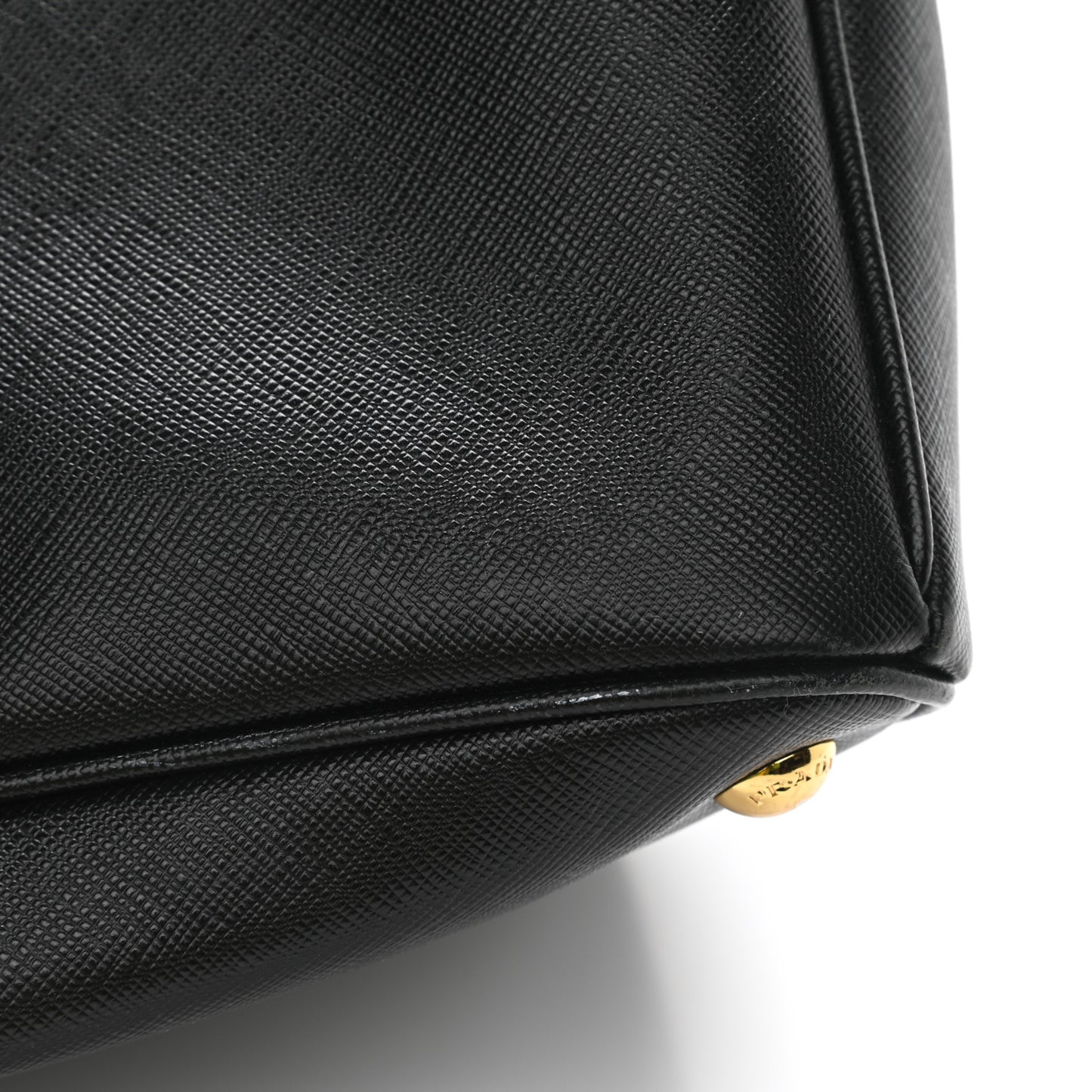 Saffiano Lux Large Tote Black