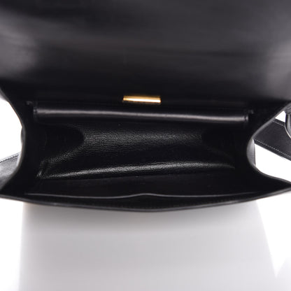 Prada City Calf Saffiano Animalier Top Handle Bag Black 6 of 9