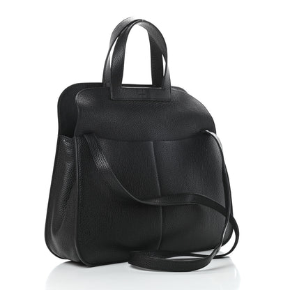Hermes Taurillon Clemence Halzan 31 GM Black 5 of 17