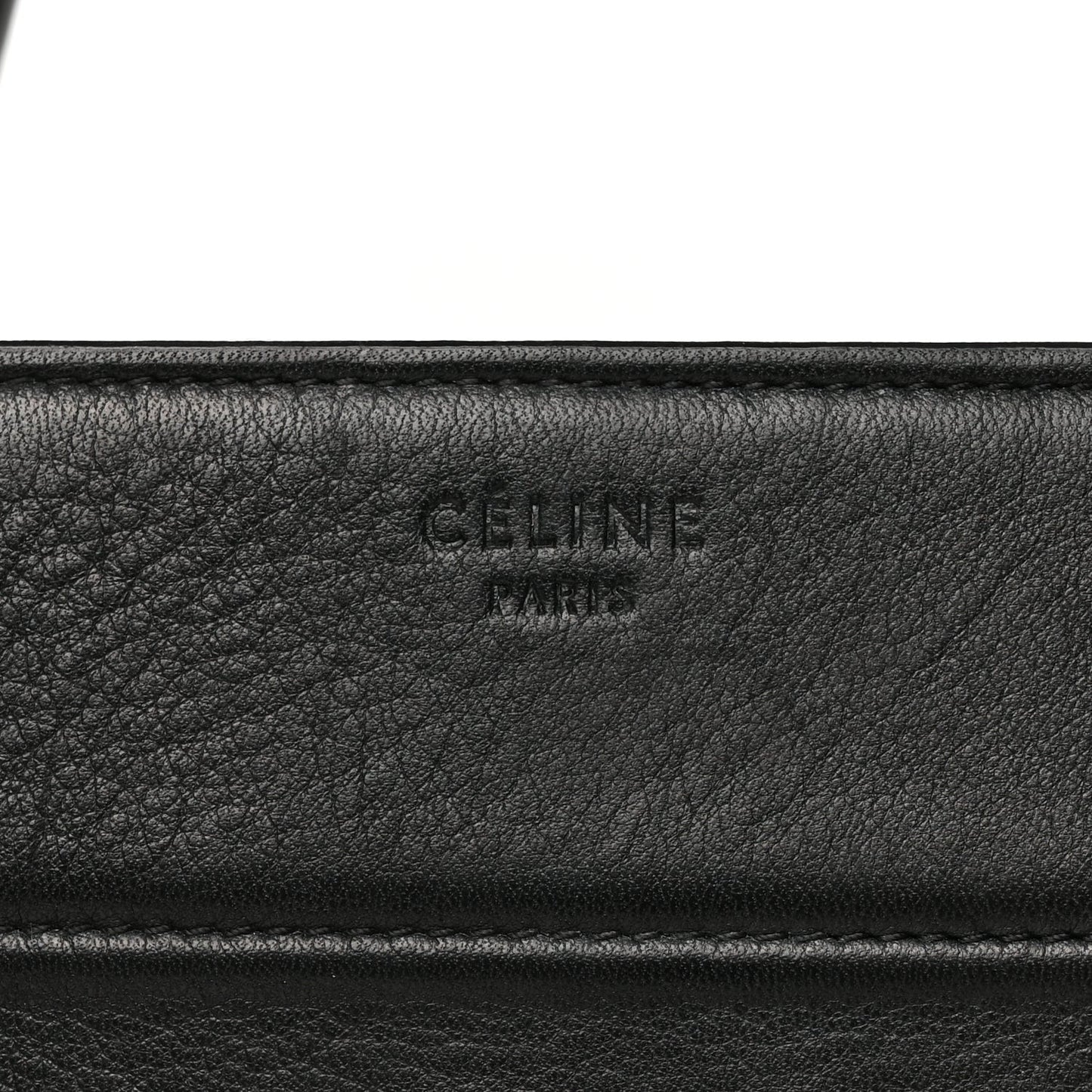 Supple Calfskin Large Phantom Luggage Black