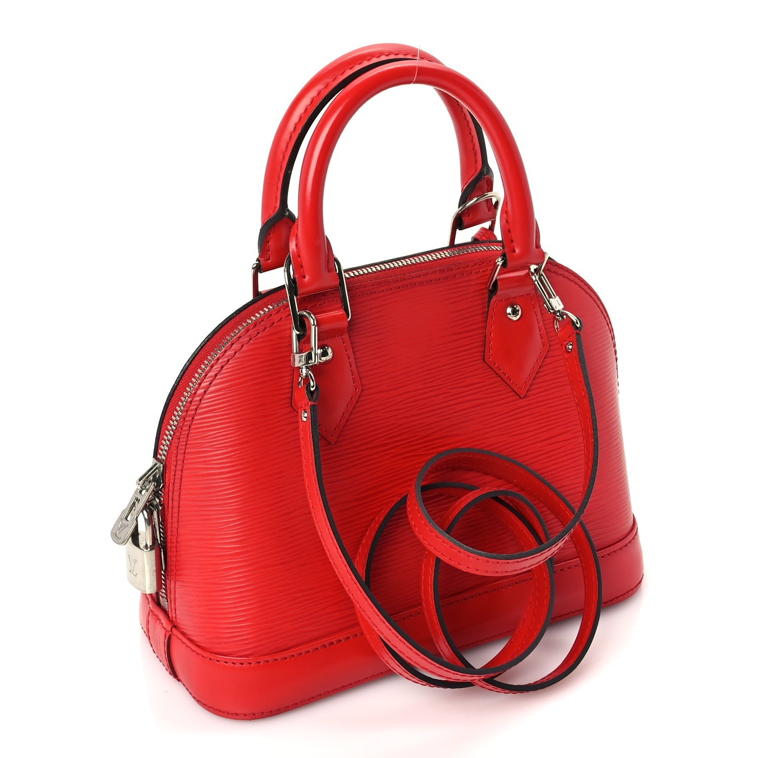 Louis Vuitton Epi Alma BB Castillan Red 2 of 8