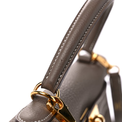 Hermes Togo Kelly Retourne 32 Etoupe 14 of 15