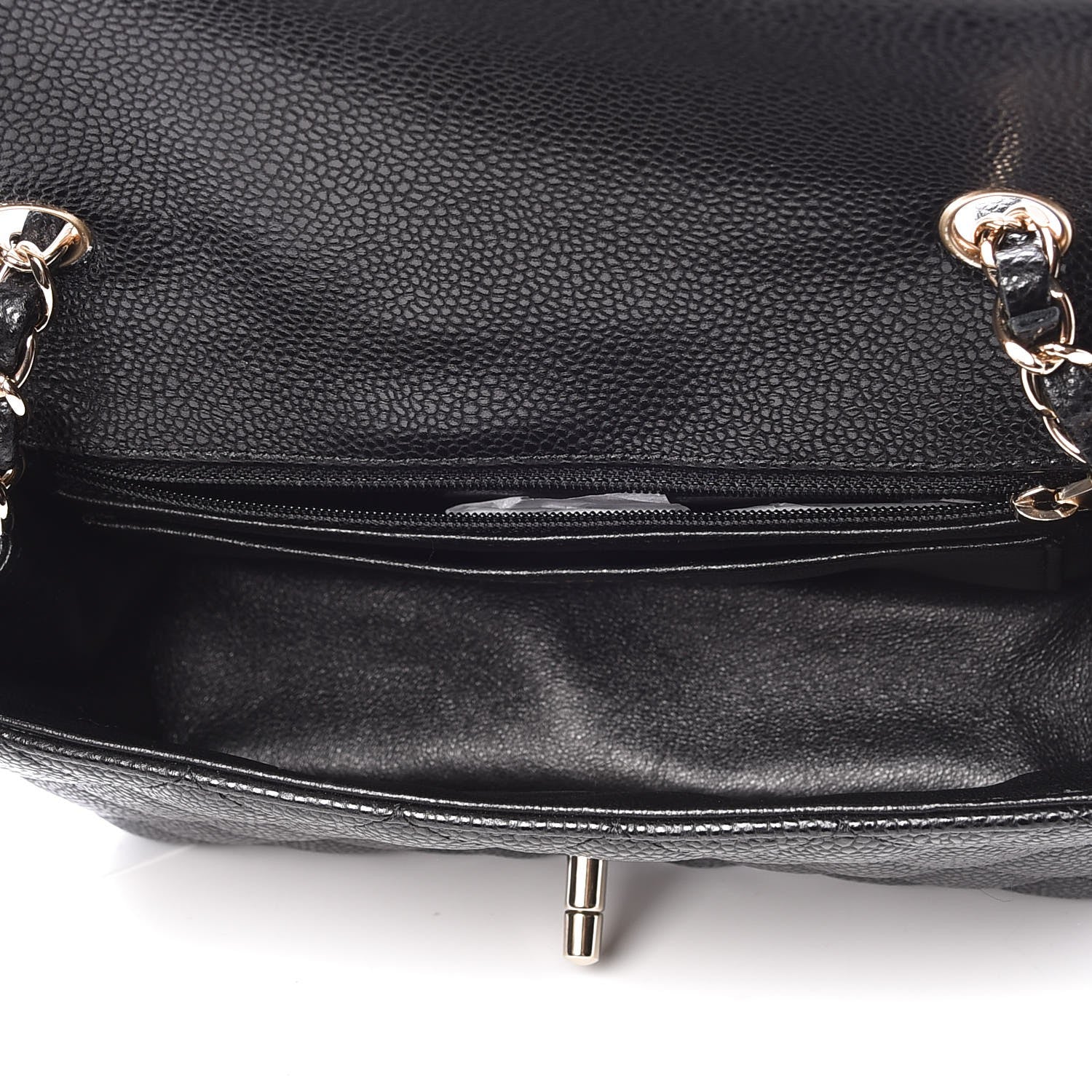 Chanel Caviar Quilted Mini Rectangular Flap Black 5 of 7