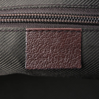 Gucci GG Monogram Small Web Handle Bucket Tote  Dark Brown 5 of 8