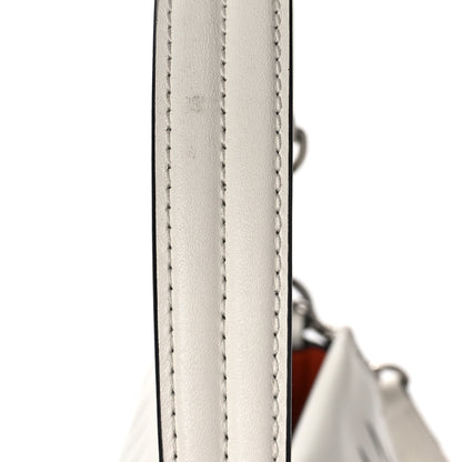 Mulberry Mesh Calfskin Small Iris Tote White Rust 9 of 9