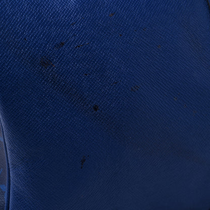 Louis Vuitton Taiga Monogram Eclipse Keepall Bandouliere 50 Pacific Blue 12 of 13