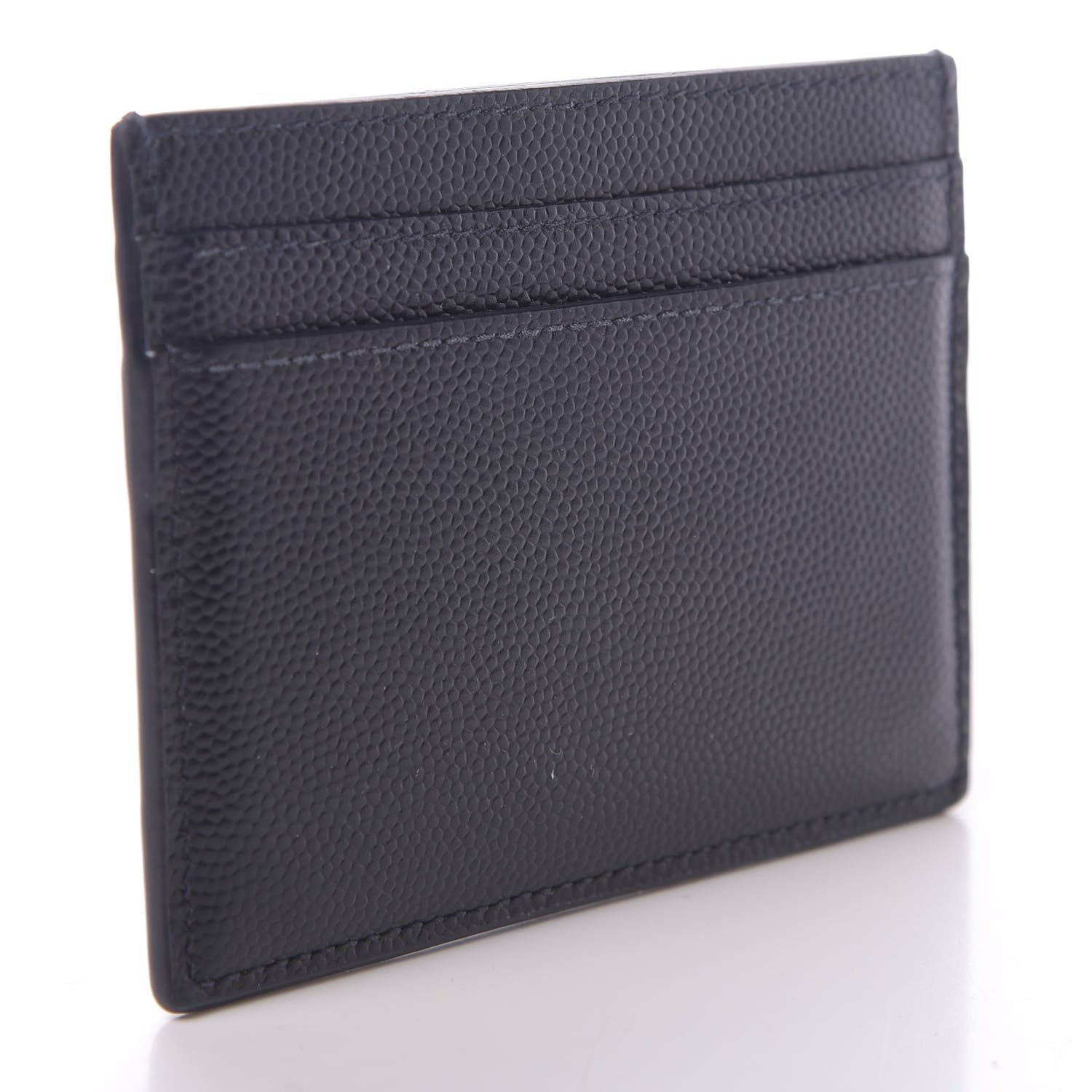 Saint Laurent Grain De Poudre Card Case Black 3 of 7