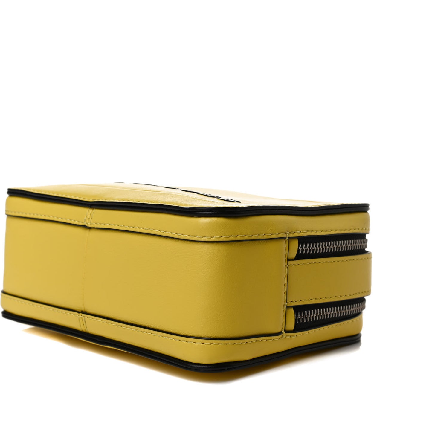 Calfskin Mini The Textured Box Bag Yellow