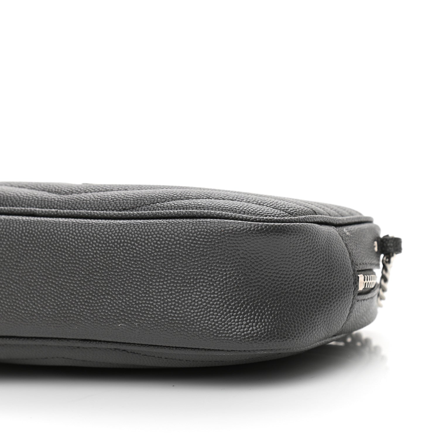 Saint Laurent Grain De Poudre Matelasse Monogram Mini Lou Camera Bag Asphalt 10 of 14