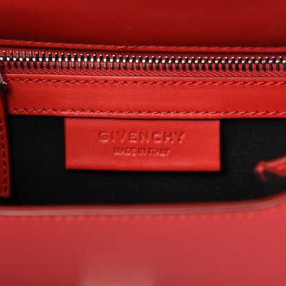 Givenchy Calfskin Mini Pandora Box Logo Strap Crossbody Bag Medium Red 8 of 12