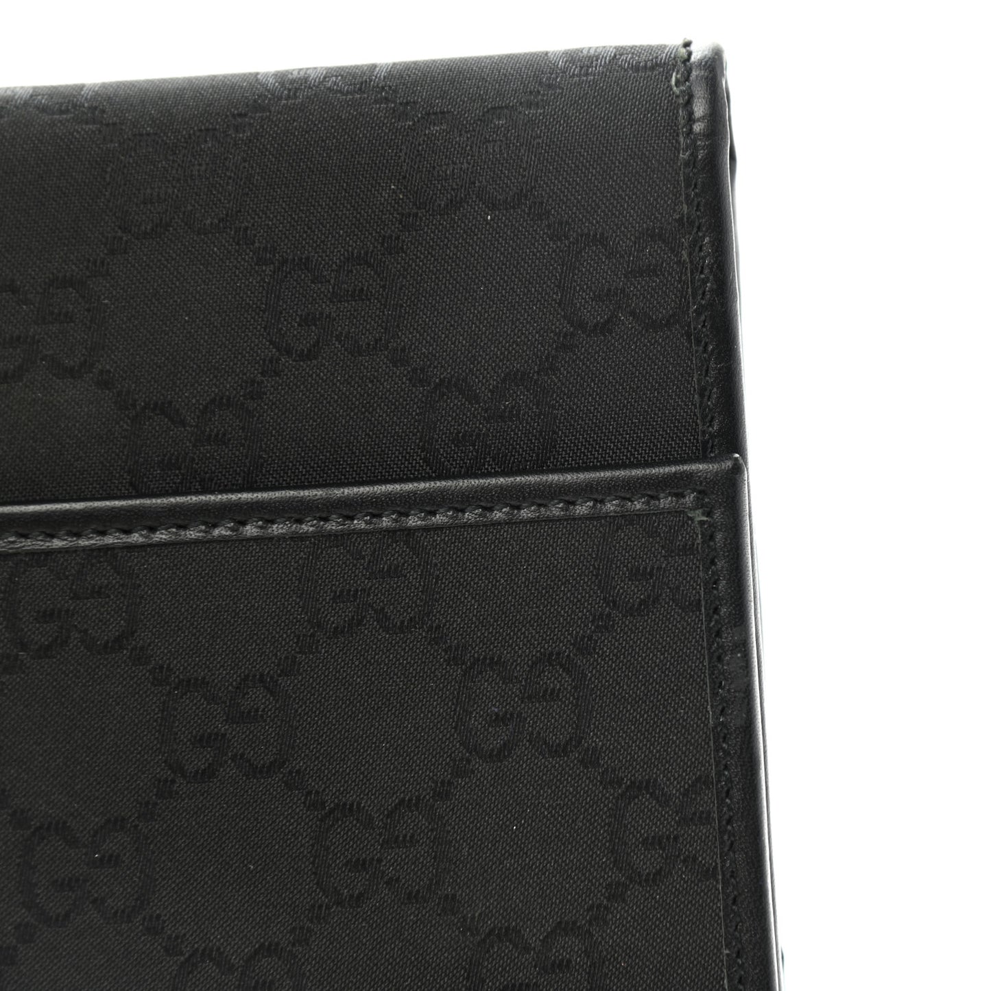 Monogram Nylon Continental Wallet Black