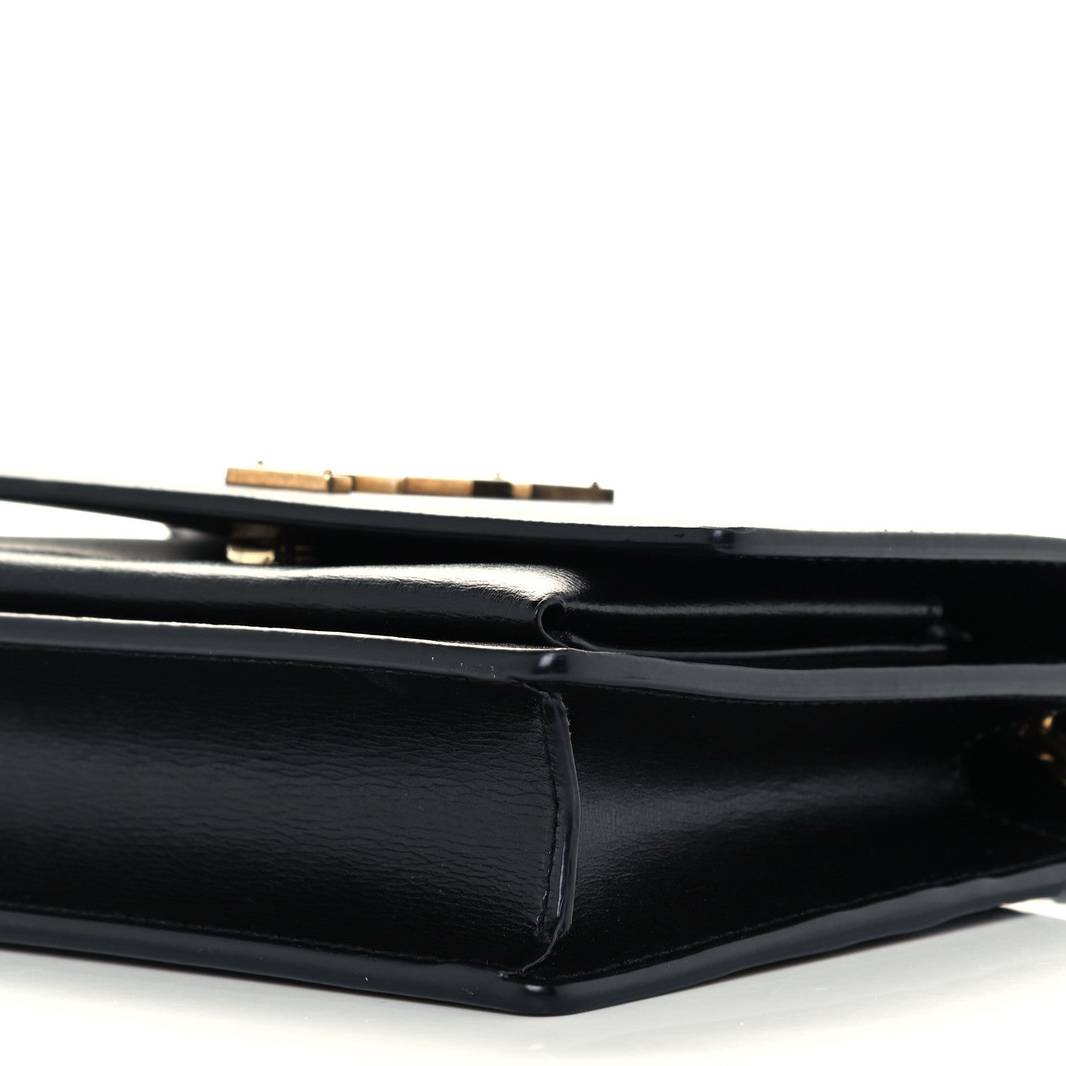 Saint Laurent Calfskin Monogram Sunset Chain Wallet Black 9 of 10