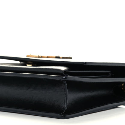 Saint Laurent Calfskin Monogram Sunset Chain Wallet Black 9 of 10