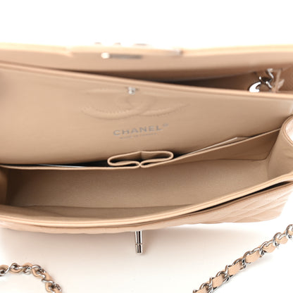 Chanel Caviar Quilted Medium Double Flap Beige Clair 5 of 9