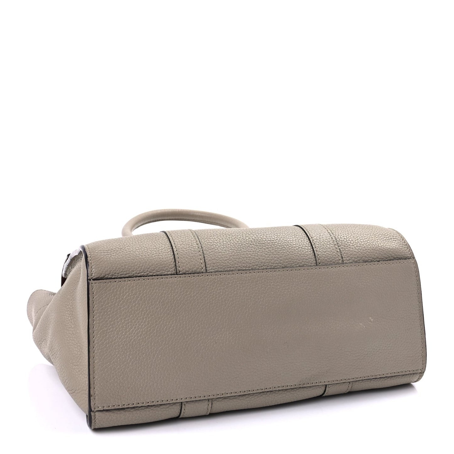 Classic Grain Calfskin Small Bayswater  Taupe