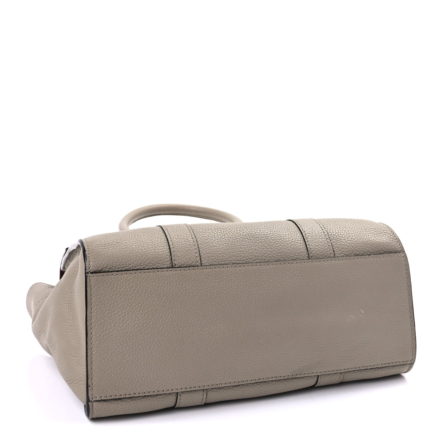 Mulberry Classic Grain Calfskin Small Bayswater  Taupe 3 of 8